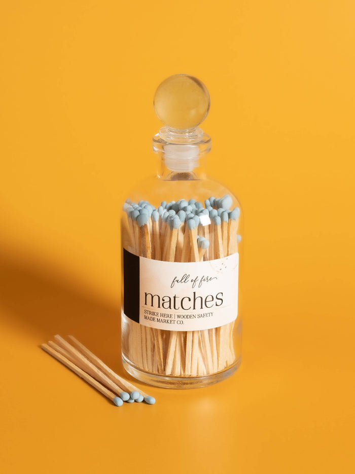 Full of Fire Powder Blue Matches