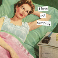 Camping Cocktail Napkins by Anne Taintor