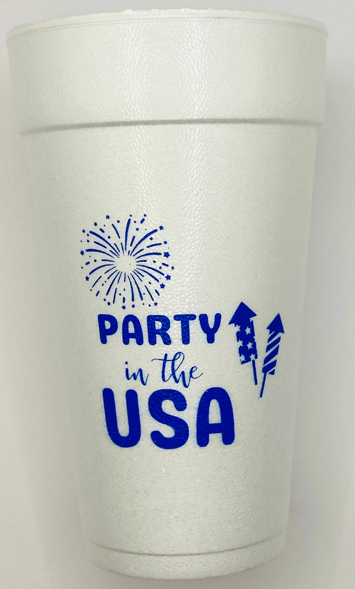 Party in the USA Styrofoam Cups